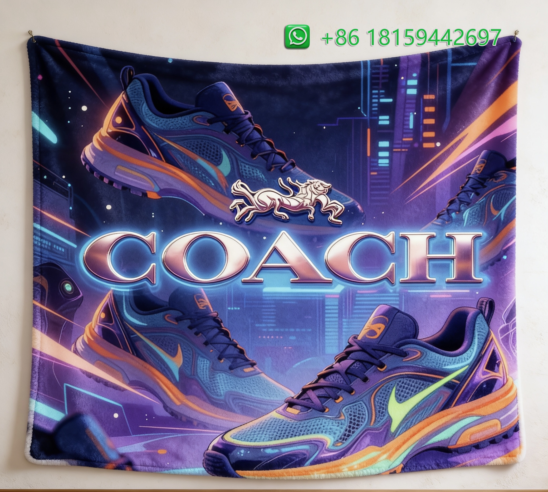 Coach Throw Blankets